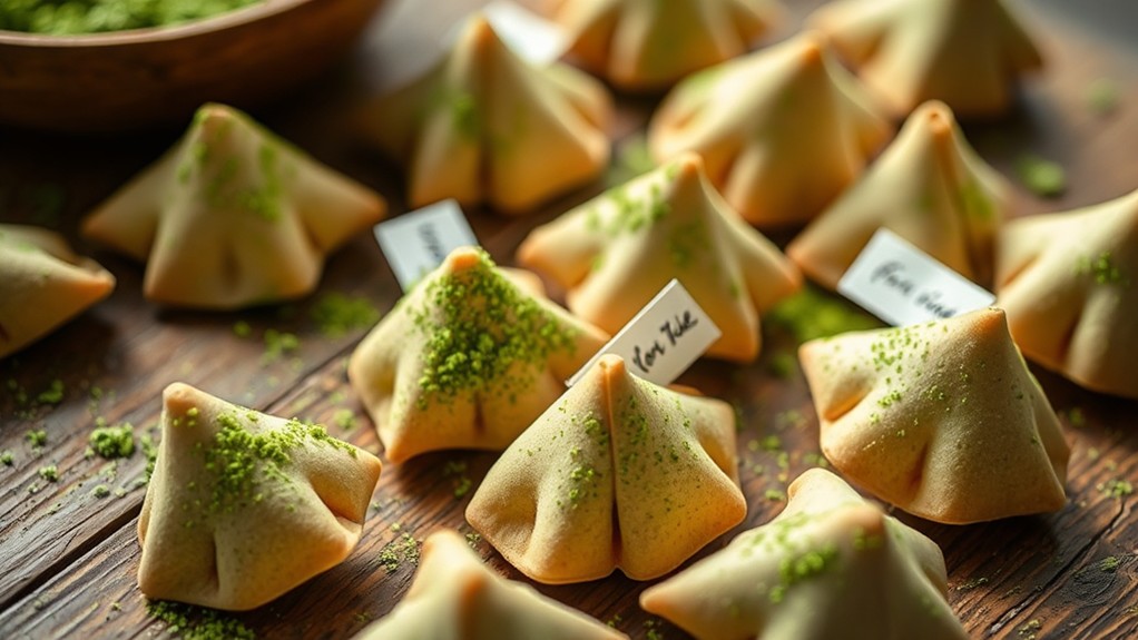 matcha green tea cookies