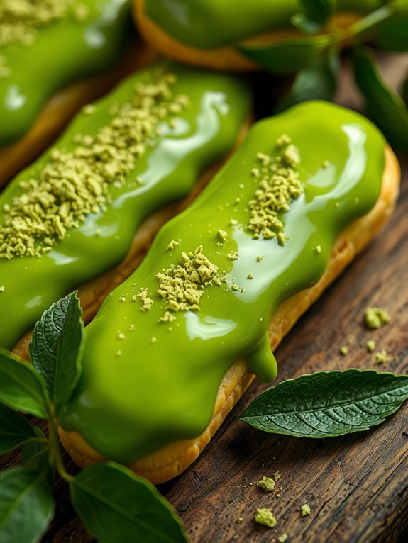 matcha infused pastry delights