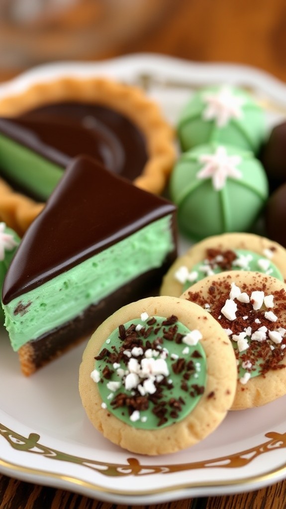 minty chocolate treats delight