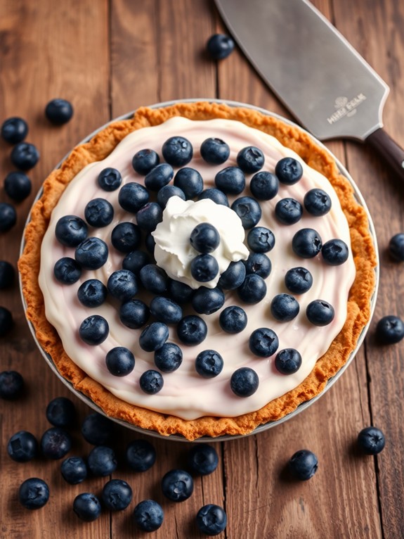 no bake blueberry pie recipe