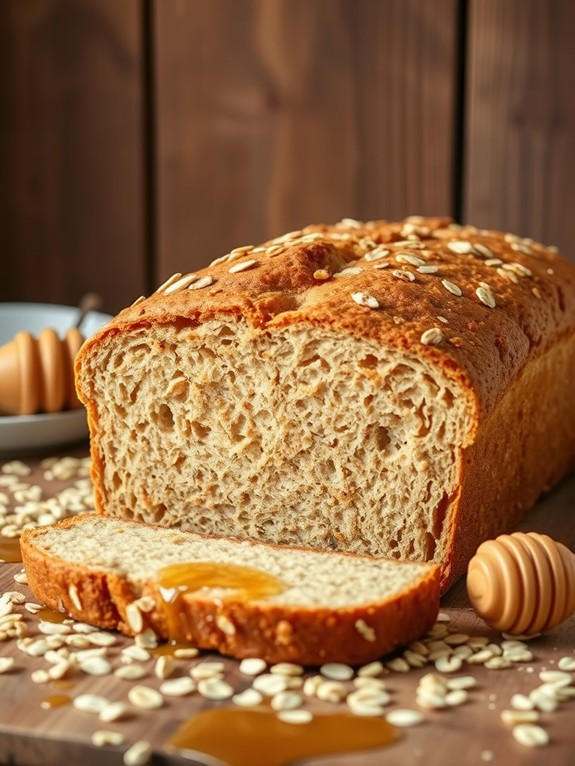 nutritious honey oat bread