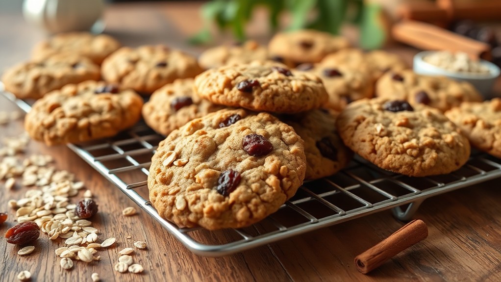 nutritious oatmeal raisin cookies