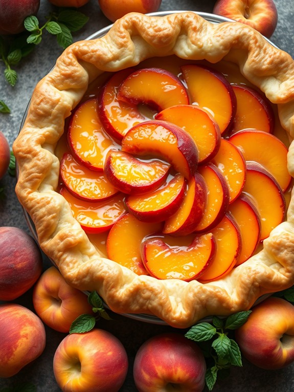 peach pie without dairy