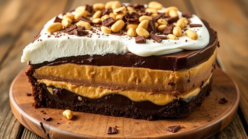 peanut butter chocolate dessert