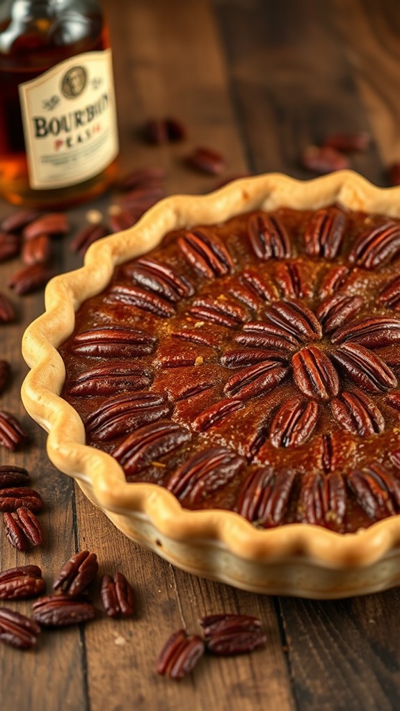 pecan pie with bourbon