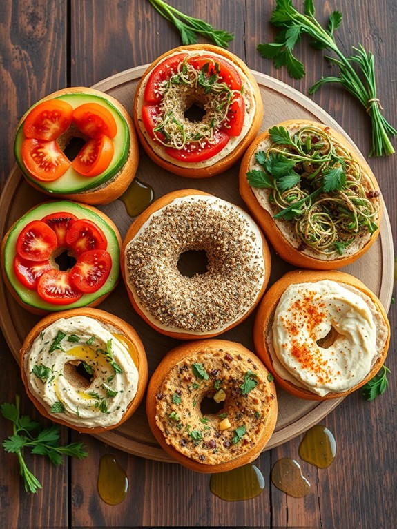 plant based bagel choices