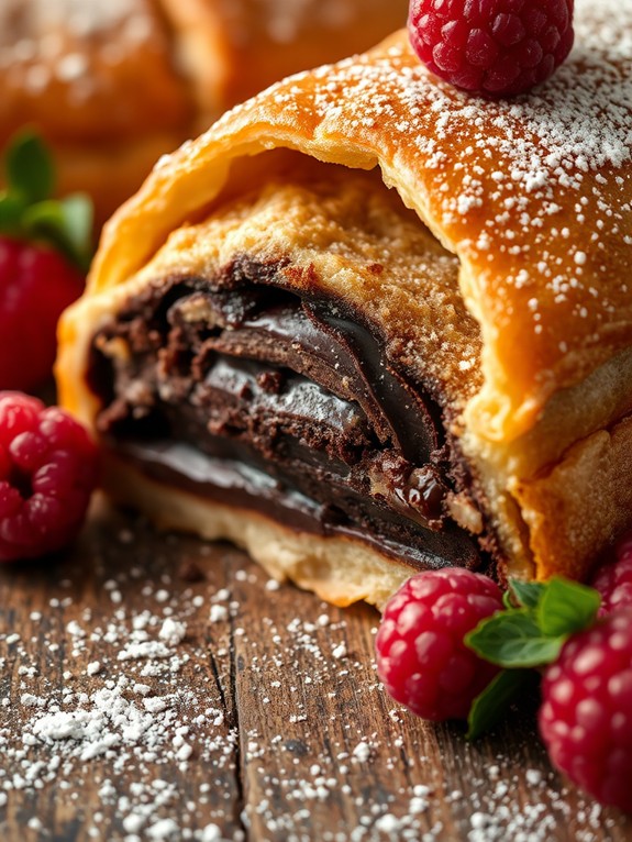 plant based chocolate pastry