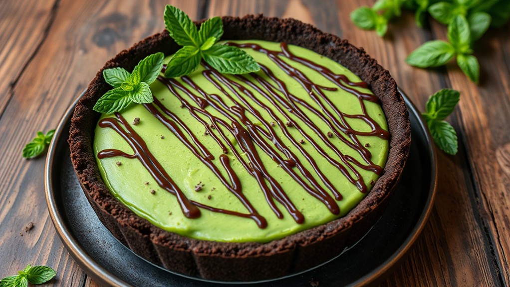 plant based grasshopper dessert