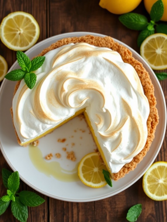 plant based lemon meringue delight