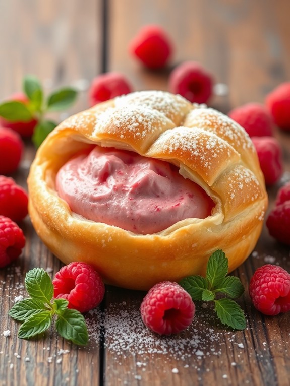 raspberry cream cheese pastry