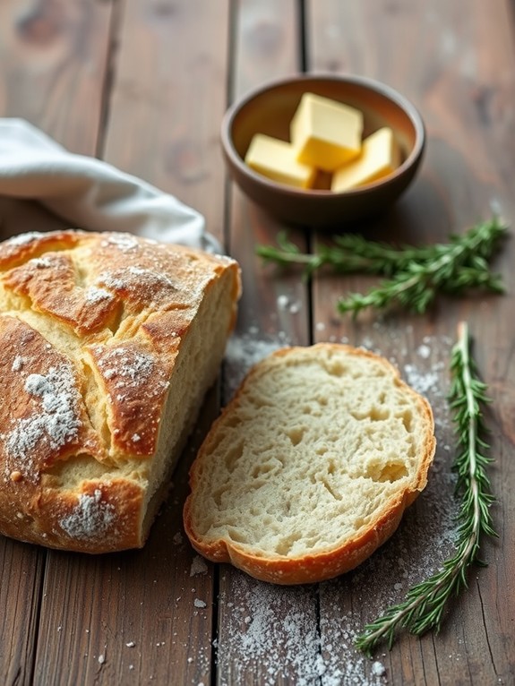 rustic country style sourdough loaf