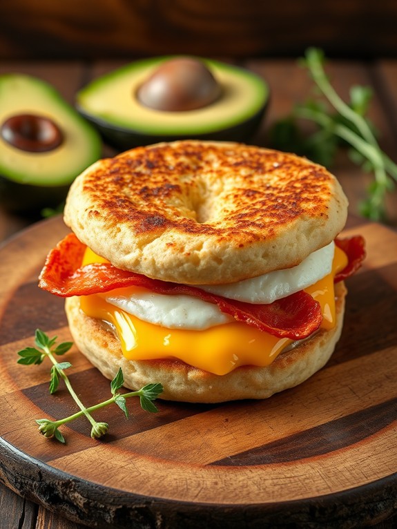 savory breakfast muffin delight