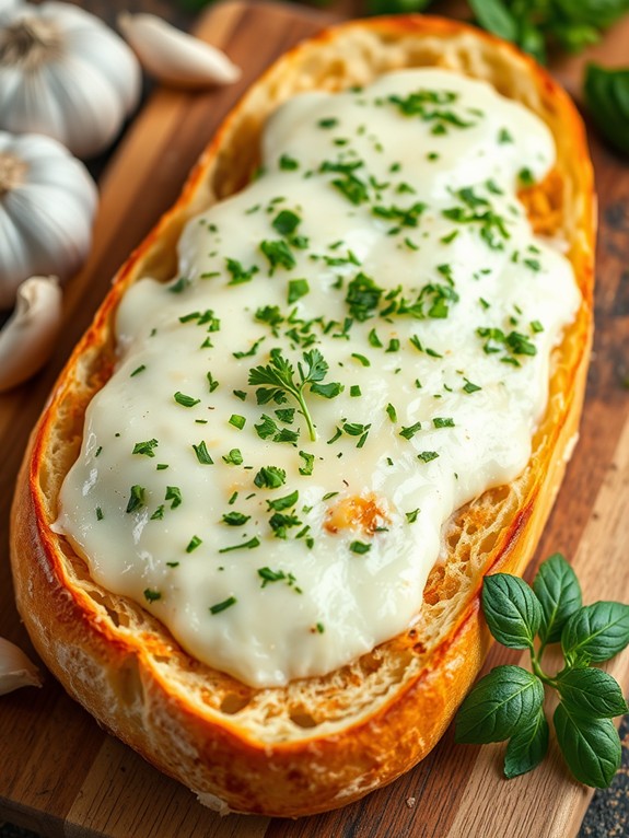 savory cheesy garlic loaf