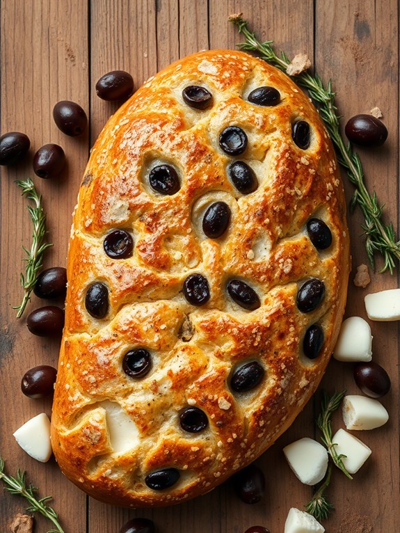 savory olive cheese bread