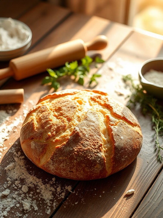 traditional french country bread