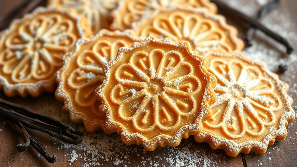 traditional italian waffle cookies