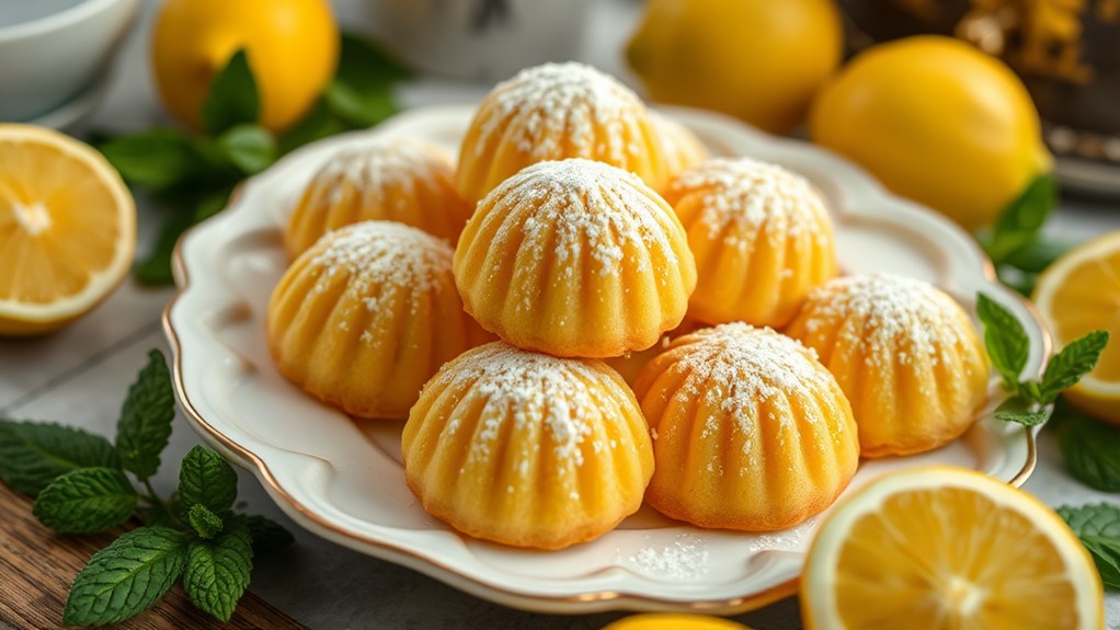 traditional lemon madeleines recipe