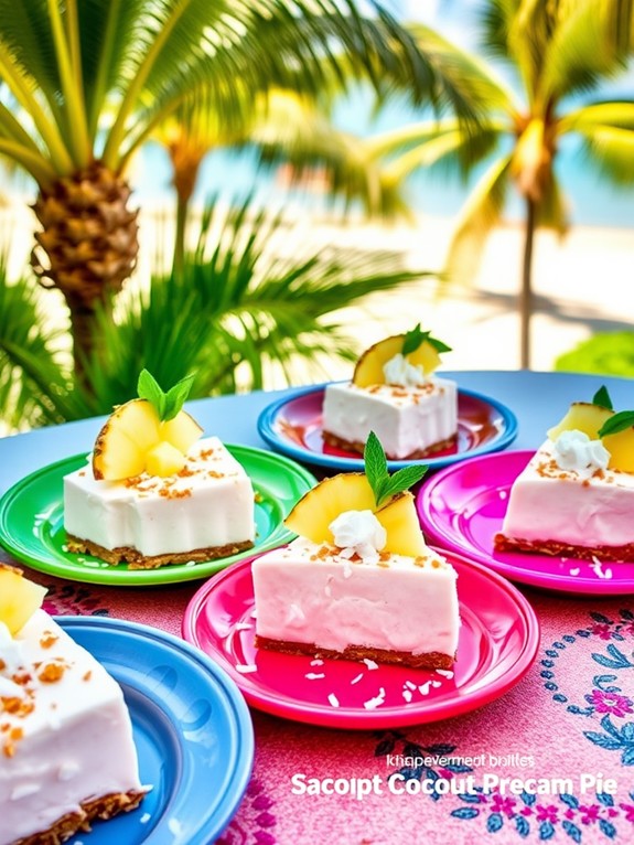 tropical coconut cream recipes