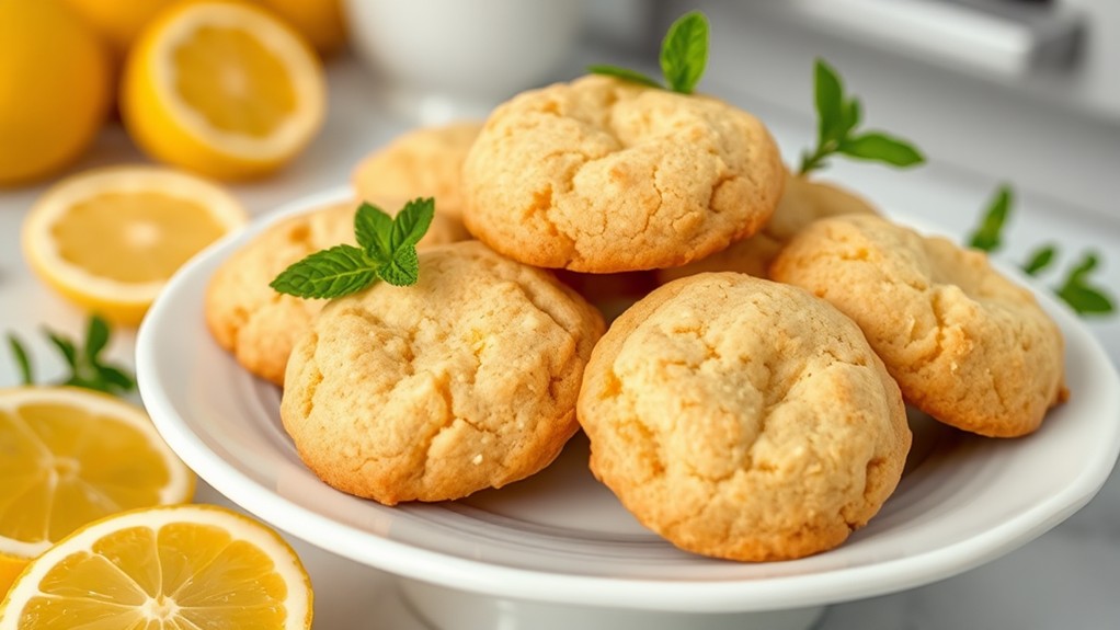 zesty lemon butter cookies