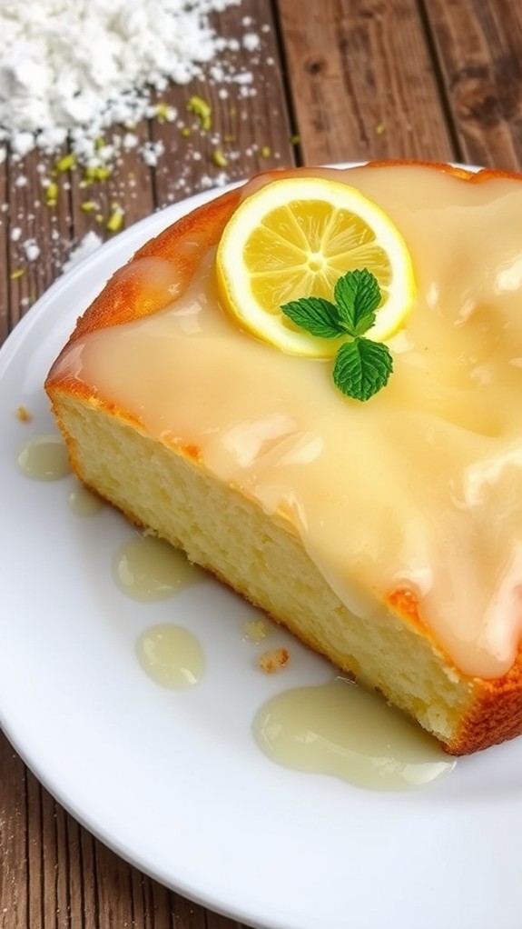 zesty lemon drizzle delight