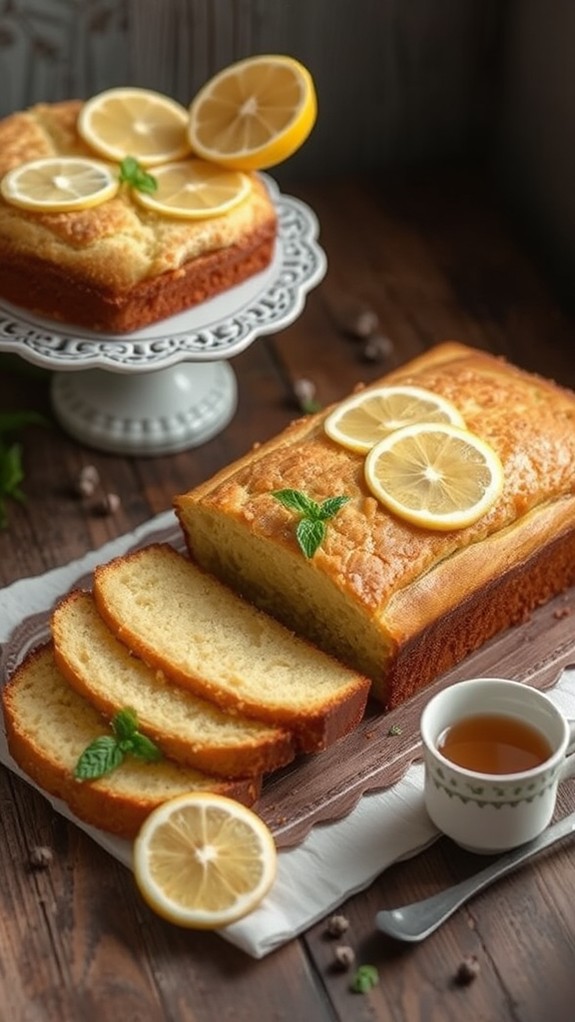 zesty lemon pound cake