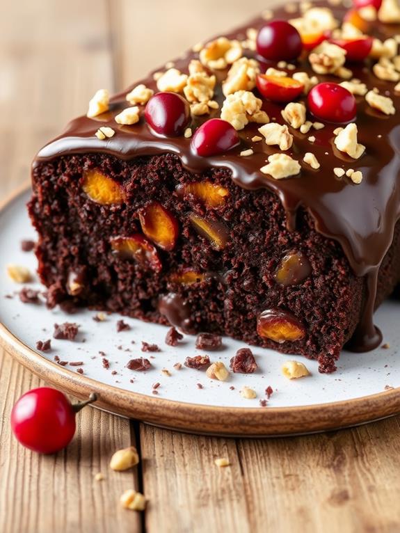 chocolate infused fruitcake recipe