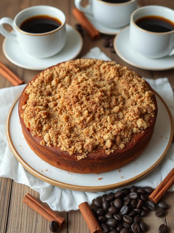 cinnamon streusel coffee cake