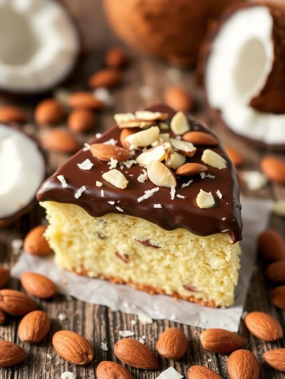 decadent almond joy dessert