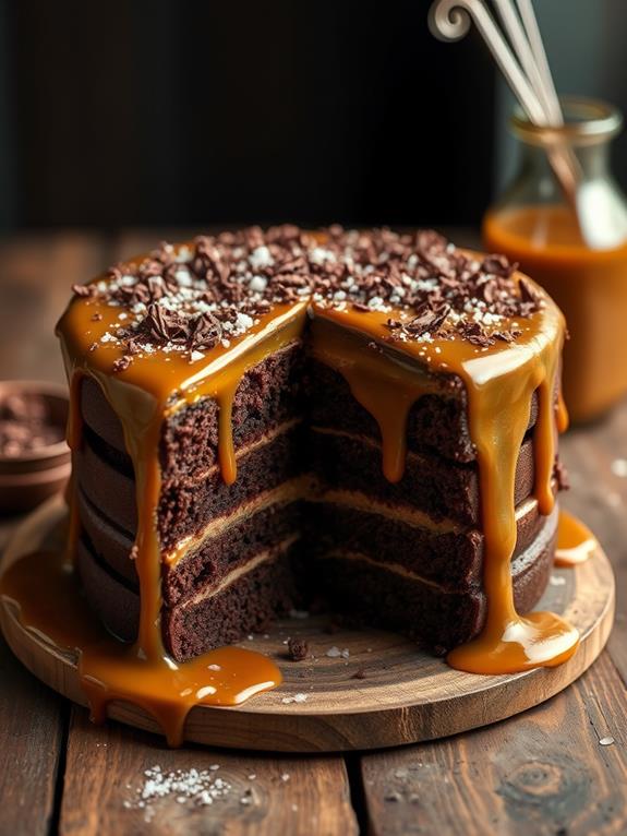 decadent chocolate caramel delight