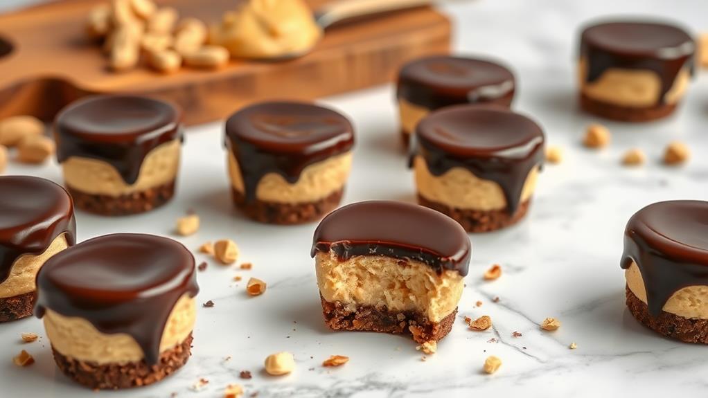 decadent chocolate peanut bites