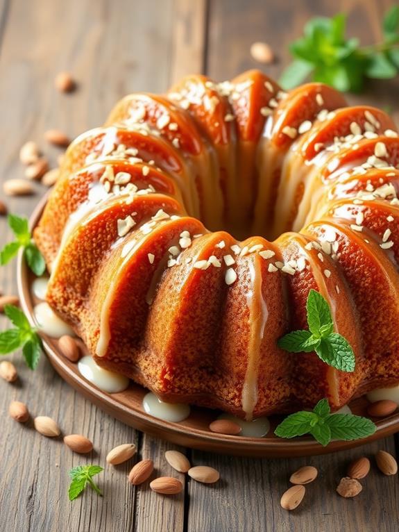 delicious almond bundt cake