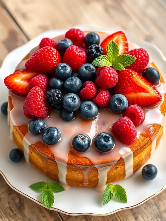 delicious berry bliss cake