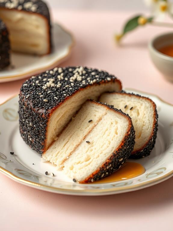 delicious black sesame dessert