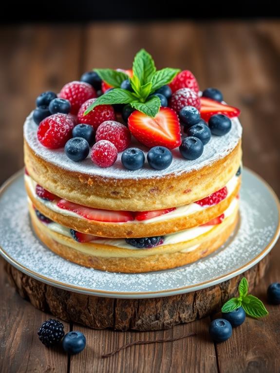 fruit infused cake delight