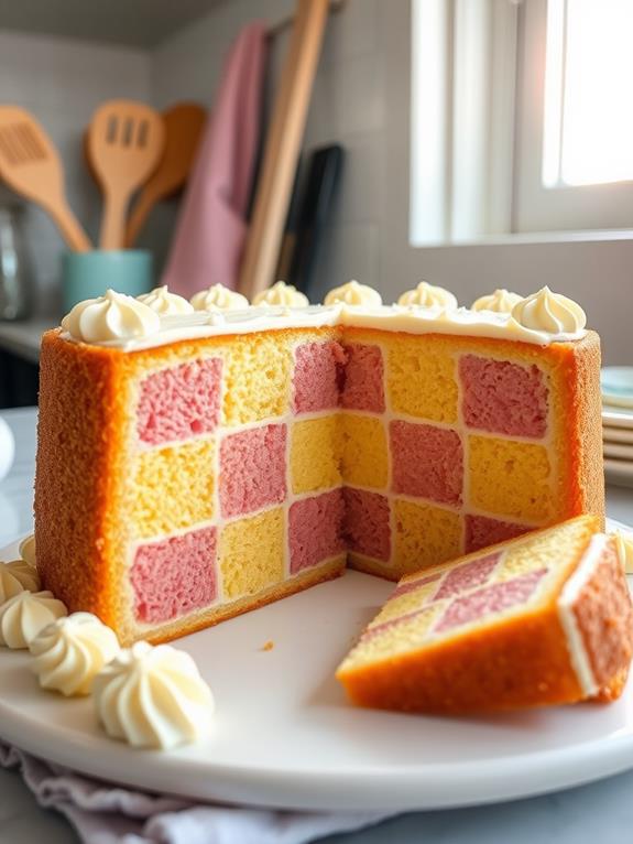 gluten free battenberg cake recipe