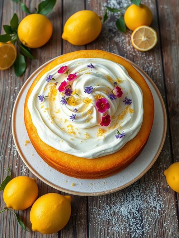 lemon cake light texture