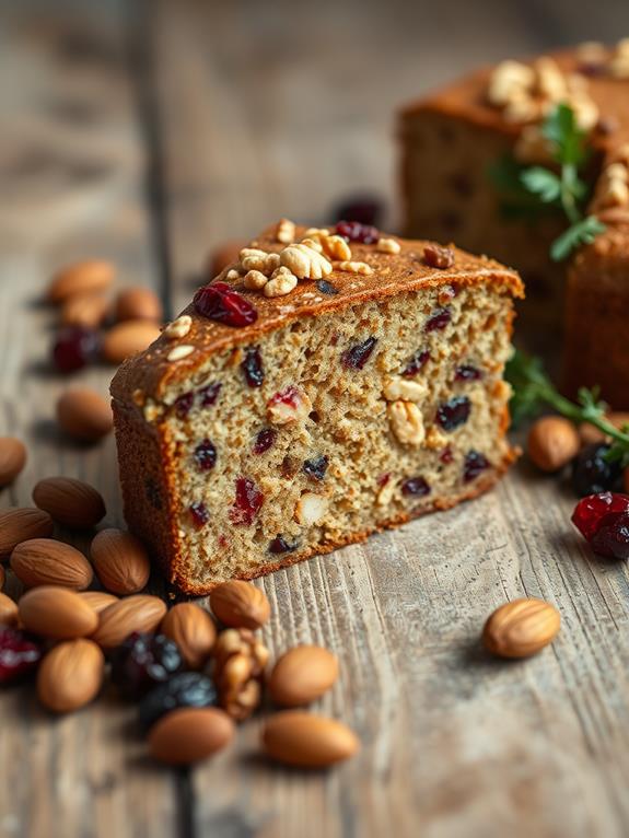 nutty fruit spice cake