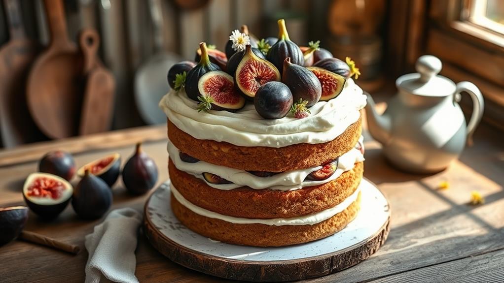 creamy fig cake delight