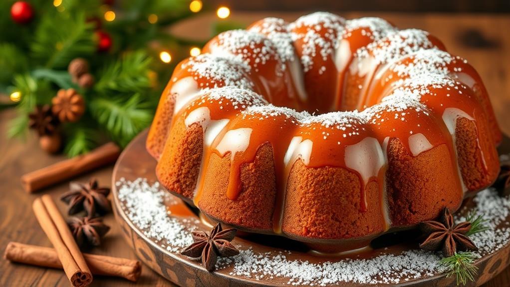 delicious gingerbread bundt cake