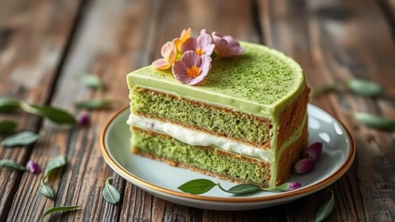 delicious green tea cakes