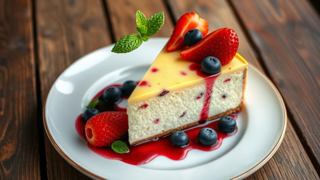 delicious japanese cheesecake dessert