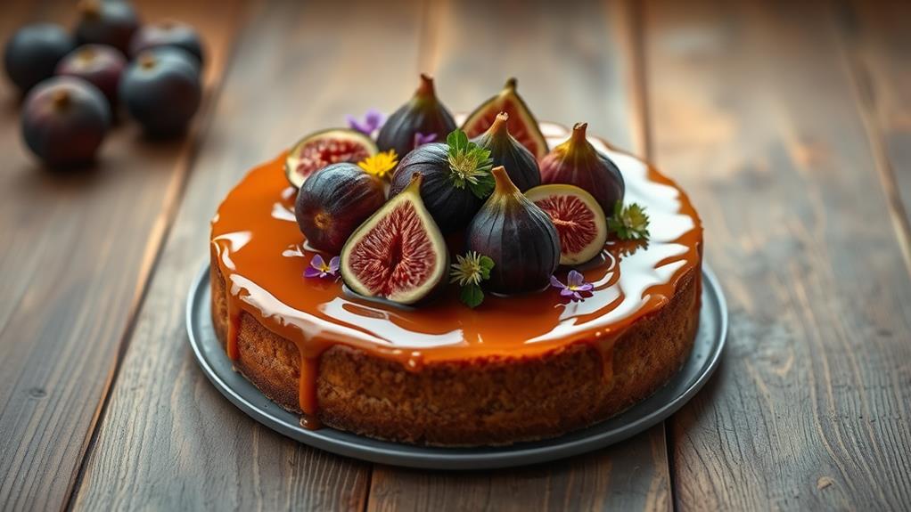 delicious vegan fig cake